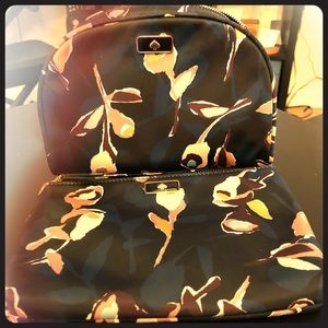 Kate Spade-Dawn Paper Rose- Cosmetic bag/Wristlet